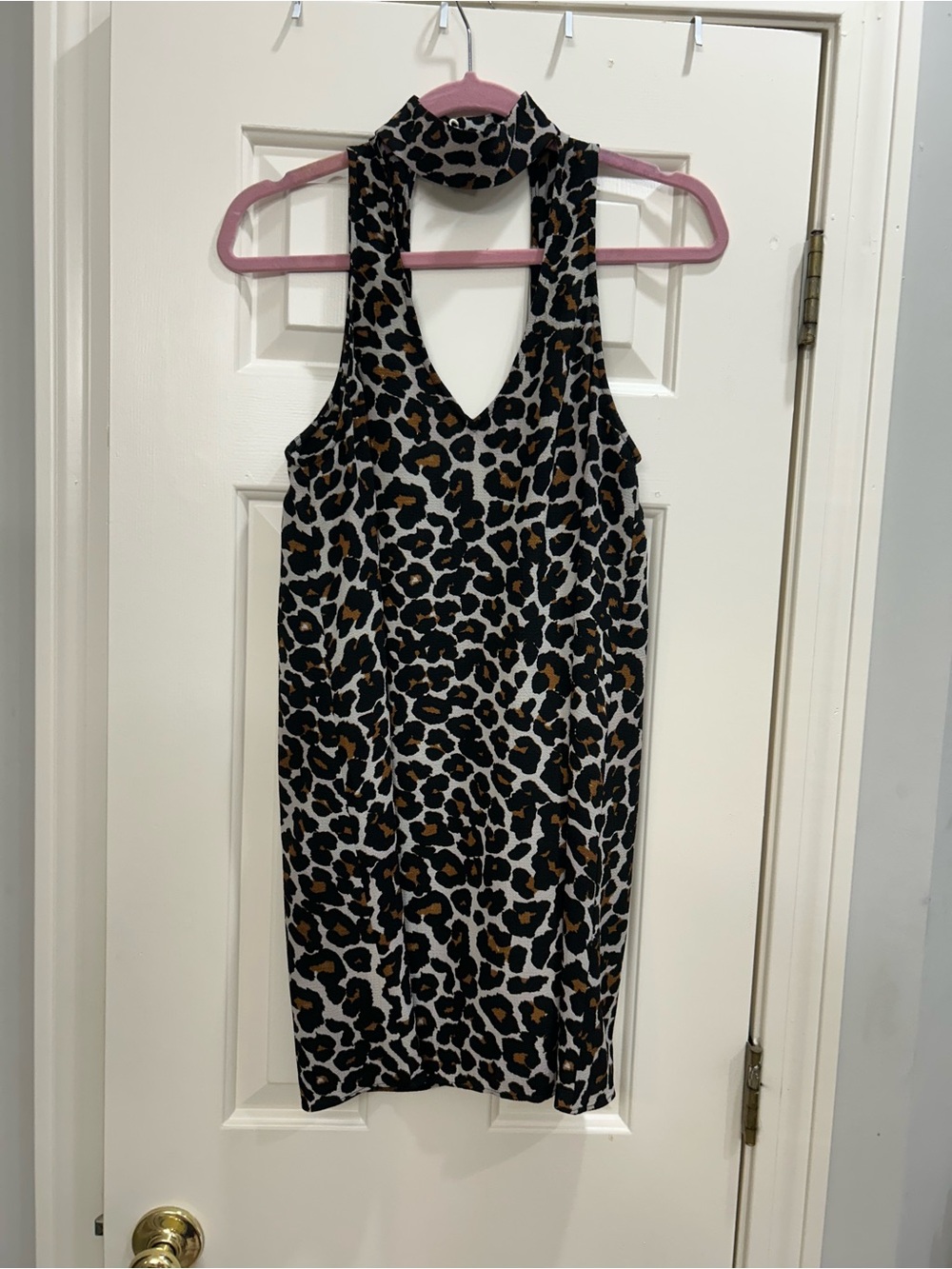 Show Me Your Mumu Leopard Print Dress